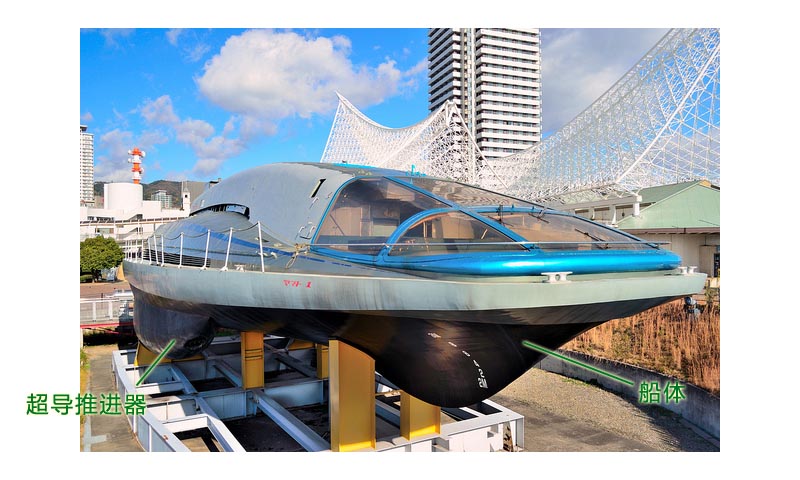 “大和1號”試驗船的外觀圖