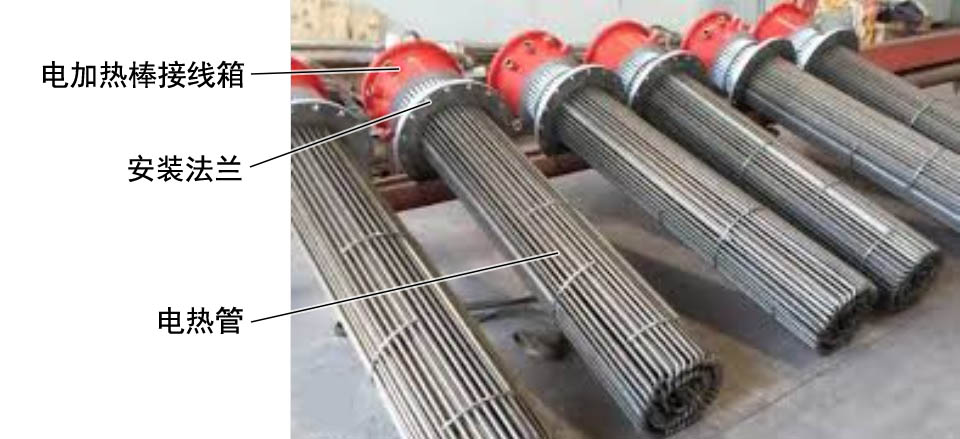 電加熱棒外觀圖