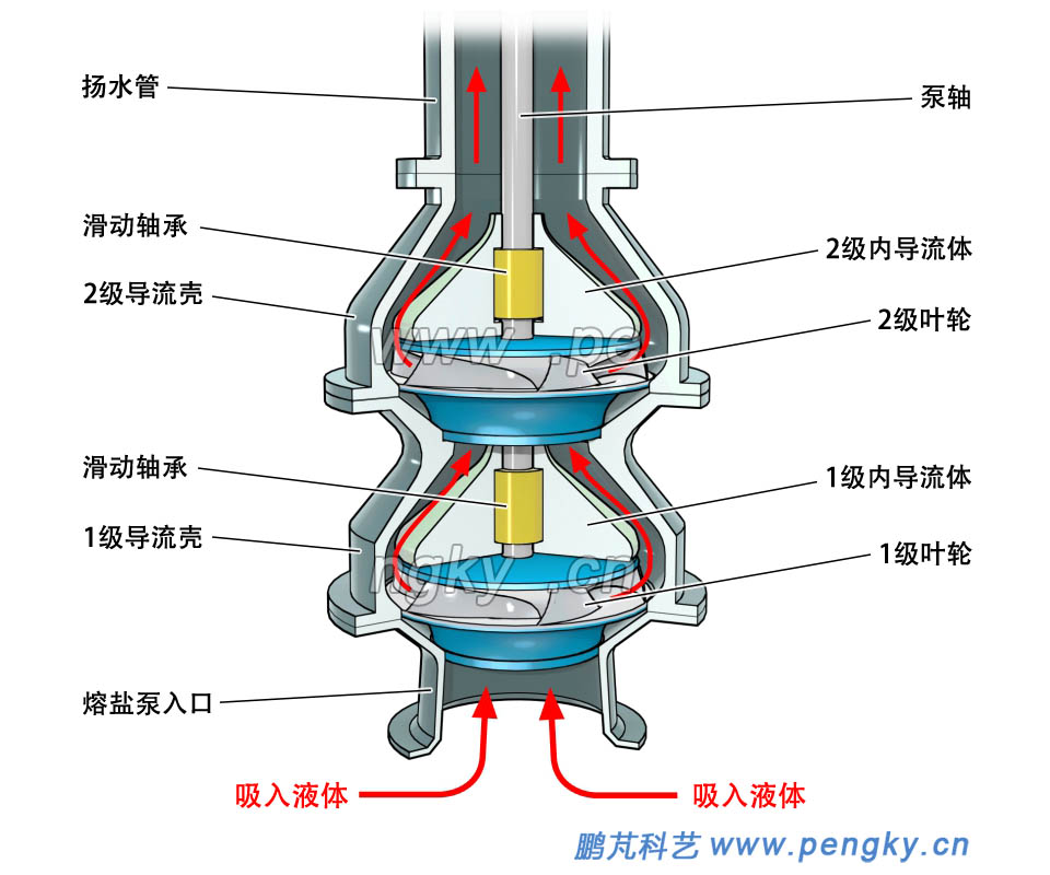2級熔鹽泵結(jié)構(gòu)