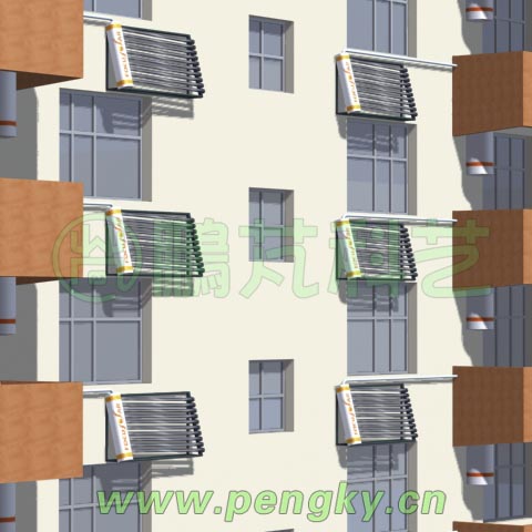 壁掛式太陽(yáng)能熱水系統(tǒng)的安裝-1