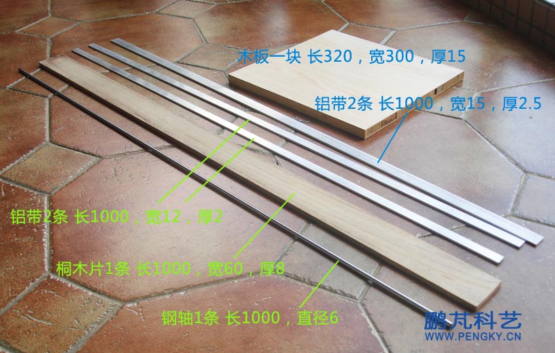 制作風(fēng)力機(jī)模型的主要材料