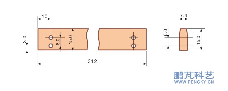 葉片骨架尺寸-風(fēng)力機(jī)模型制作