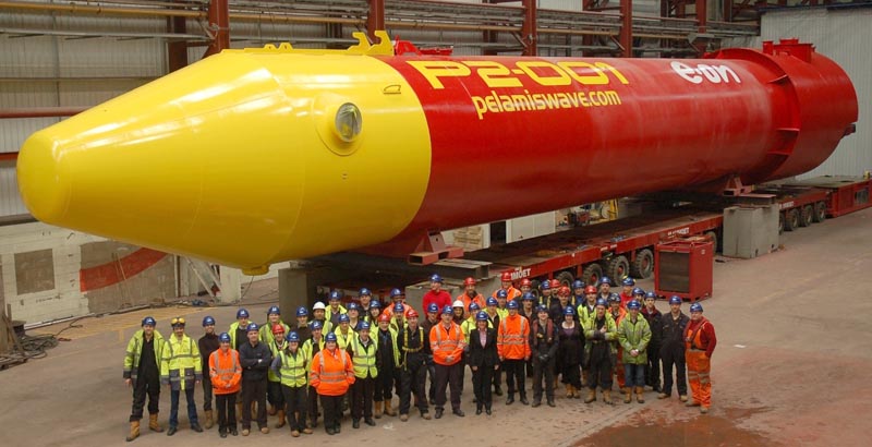 海蛇筏式波浪能轉(zhuǎn)換裝置第1節(jié)