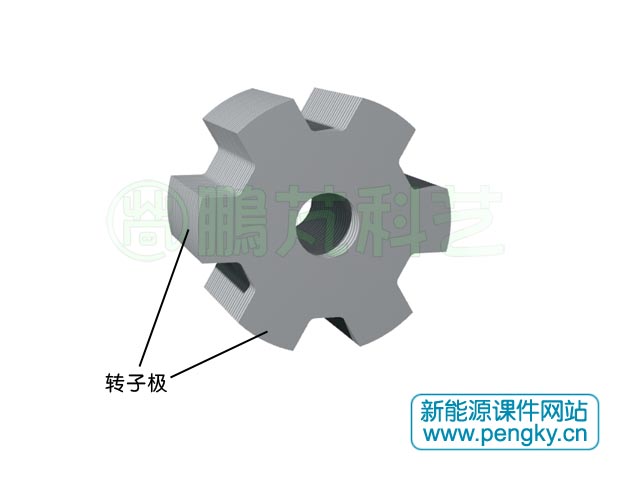 雙凸極發(fā)電機(jī)的轉(zhuǎn)子