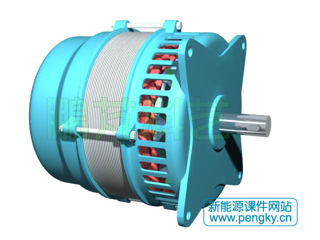 爪極發(fā)電機外觀圖-2