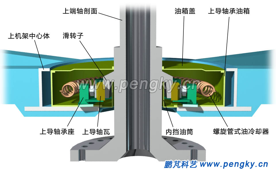 上導軸承剖視圖