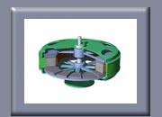 中間定子盤式發(fā)電機