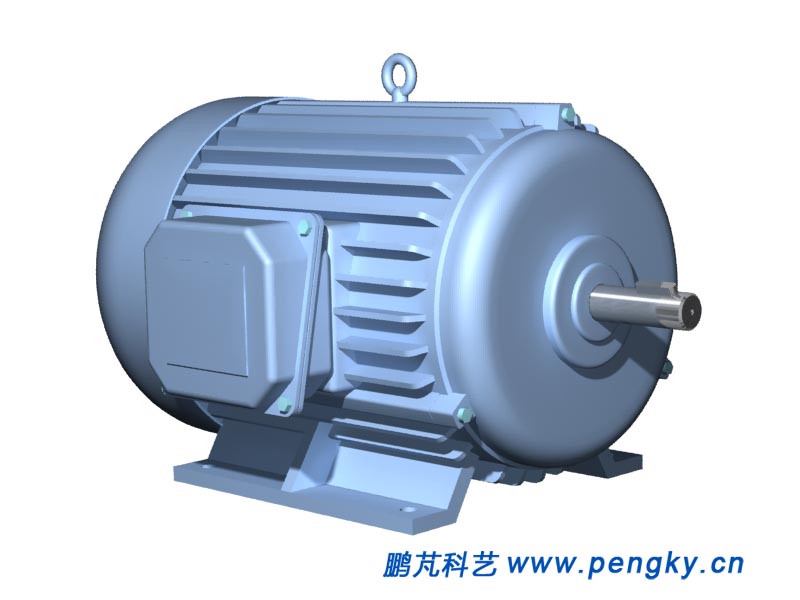 籠型異步電動機外觀圖