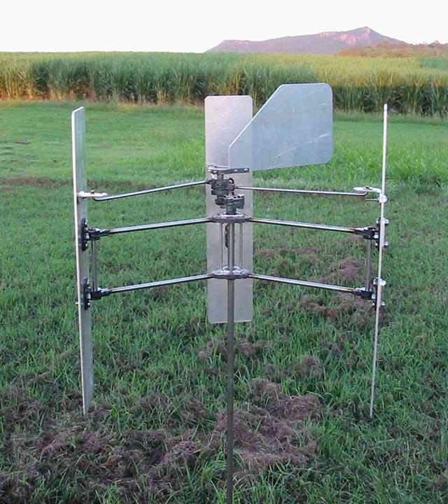 機械控制葉片攻角的達里厄風(fēng)力機