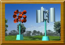 風(fēng)杯式阻力差風(fēng)力機(jī)