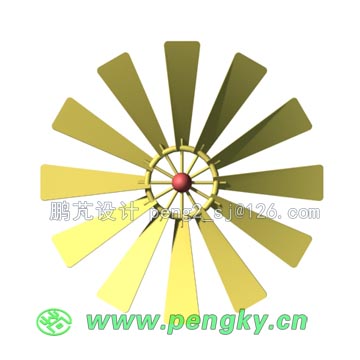 多葉片風(fēng)輪