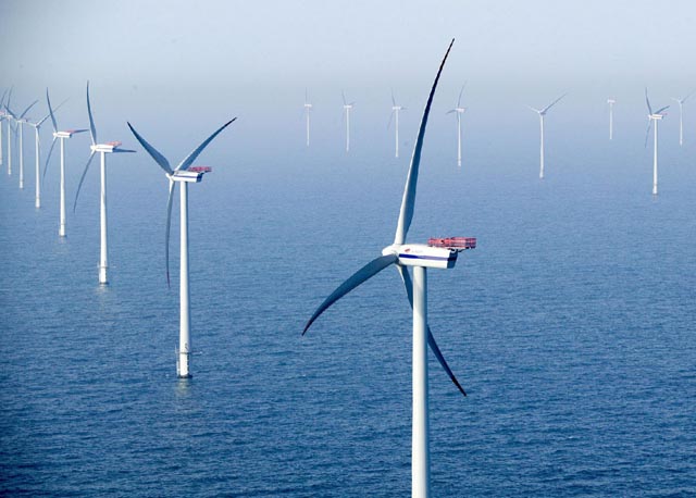 海上水平軸風(fēng)力發(fā)電機(jī)01 