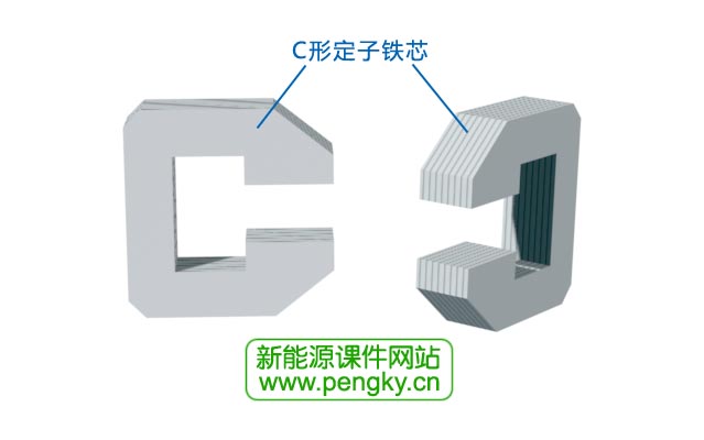 C形定子鐵芯