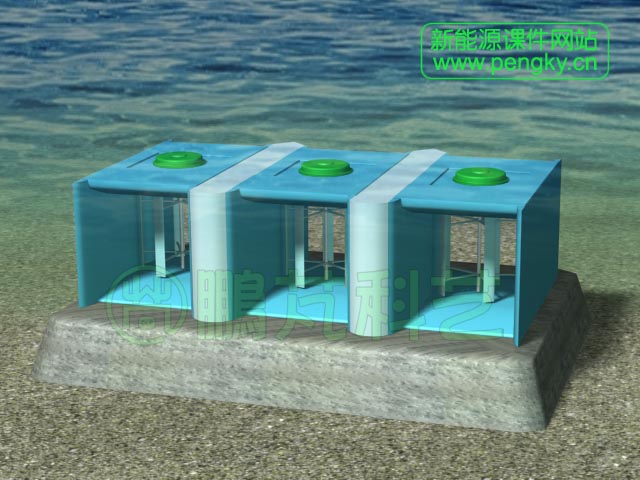 擴(kuò)張導(dǎo)流管立軸潮流發(fā)電機(jī)