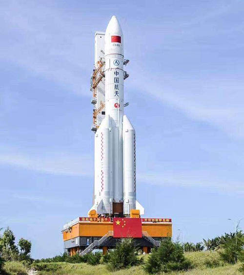 使用液氫燃料的長(zhǎng)征5運(yùn)載火箭