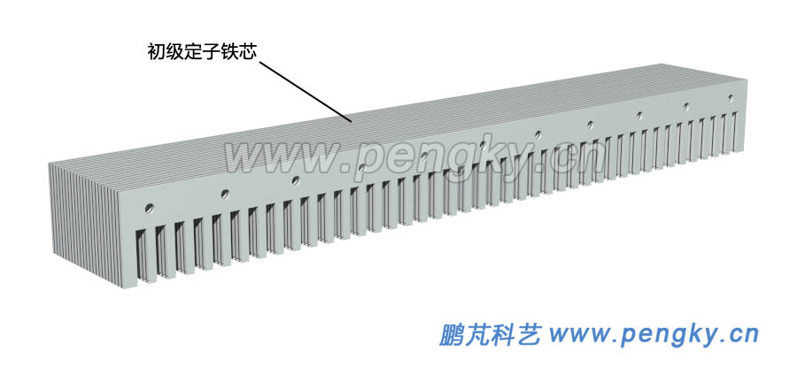 直線電機(jī)定子鐵芯