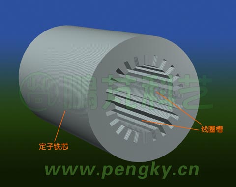 汽輪發(fā)電機定子鐵芯