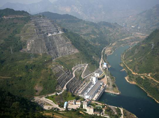 天生橋二級水電站發(fā)電廠房