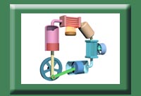 雙缸V型斯特林發(fā)動(dòng)機(jī)