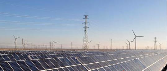 大型風(fēng)光互補(bǔ)發(fā)電系統(tǒng)