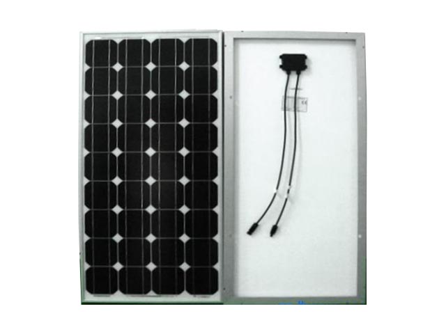 單晶硅太陽能電池組件正面與反面