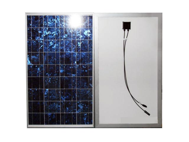 多晶硅太陽能電池組件正面與反面