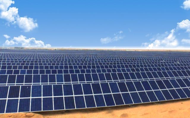 大型太陽電池方陣