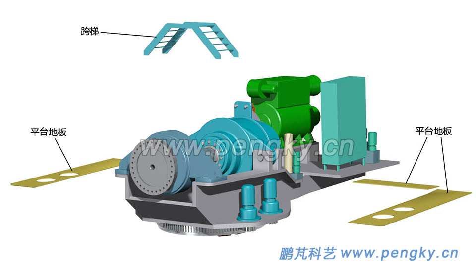 風(fēng)力機(jī)機(jī)艙地板與跨梯